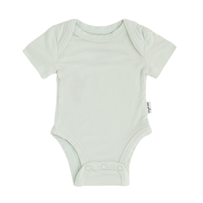 Bamboo Short Sleeve Bodysuits - Solids