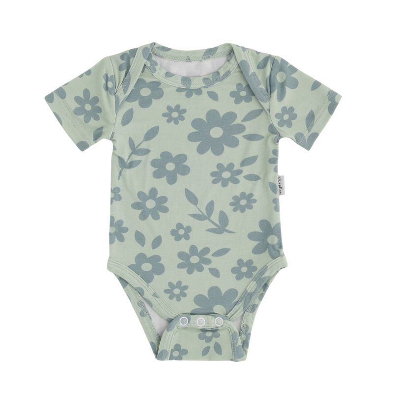 Bamboo Short Sleeve Bodysuits - Prints