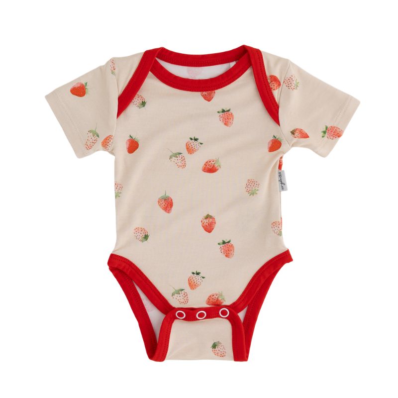 Bamboo Short Sleeve Bodysuits - Prints