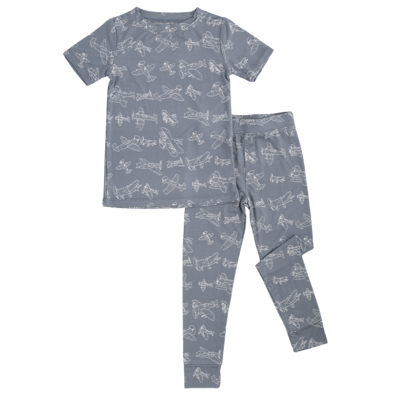 Bamboo Short Sleeve 2-Piece Pajama Set