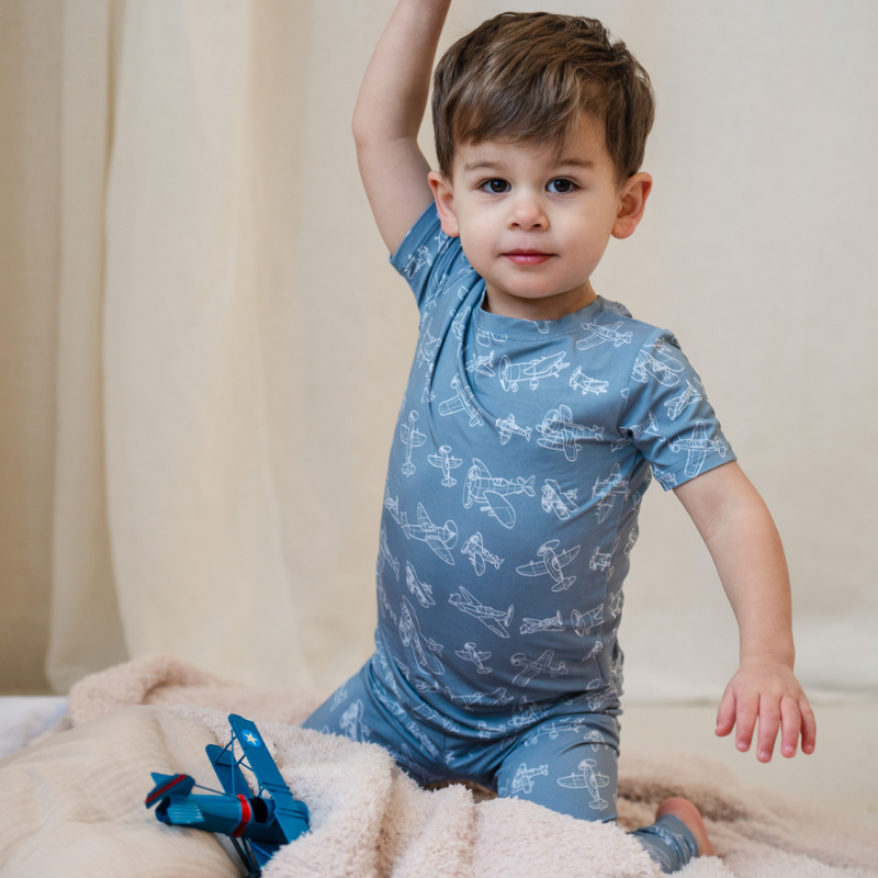 Bamboo Short Sleeve 2-Piece Pajama Set
