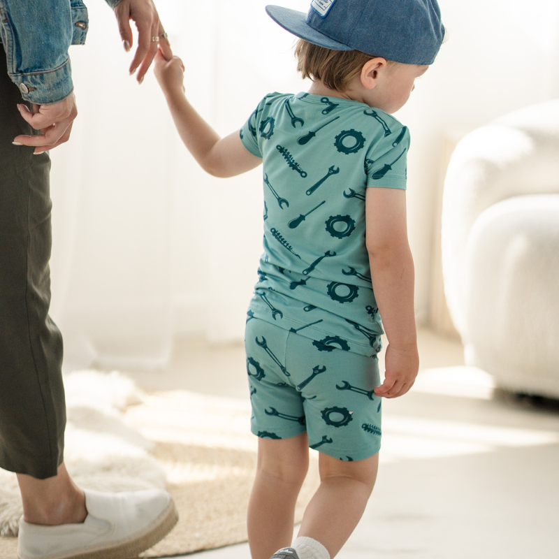 2 Piece Bamboo Short-Sleeve & Short Set