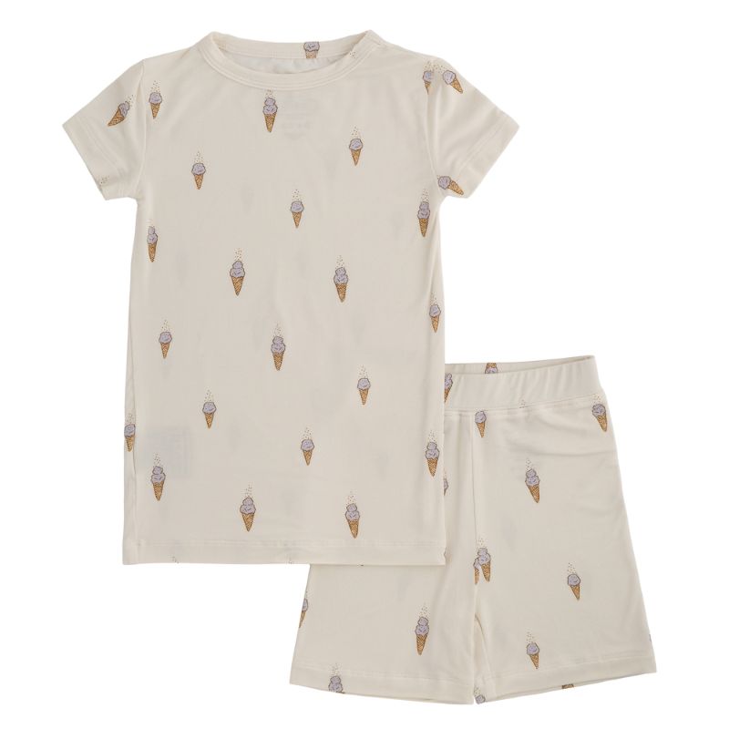 2 Piece Bamboo Short-Sleeve & Short Set