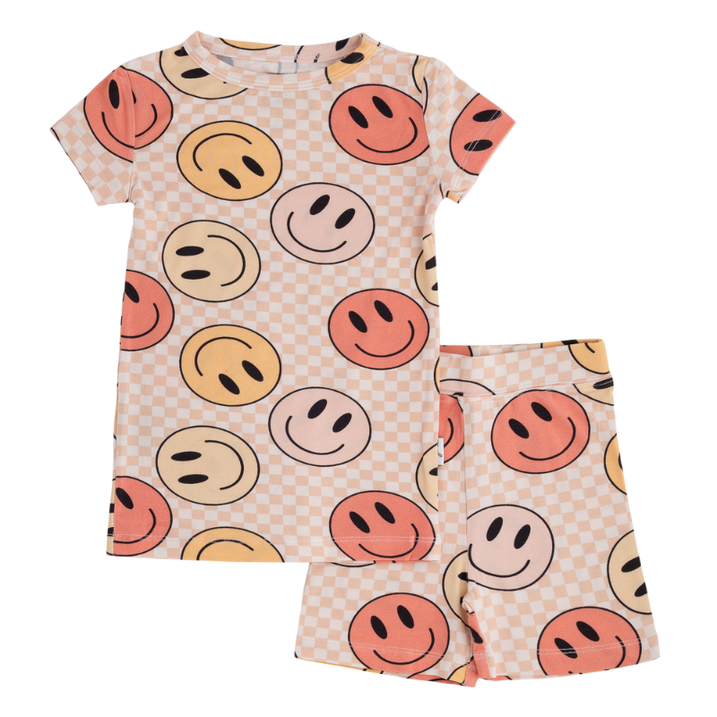 2 Piece Bamboo Short-Sleeve & Short Set