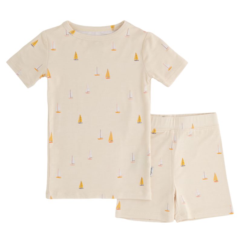 2 Piece Bamboo Short-Sleeve & Short Set