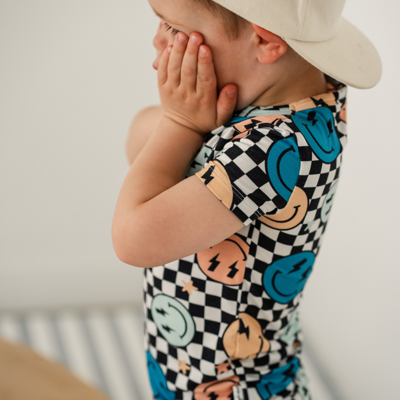 2 Piece Bamboo Short-Sleeve & Short Set