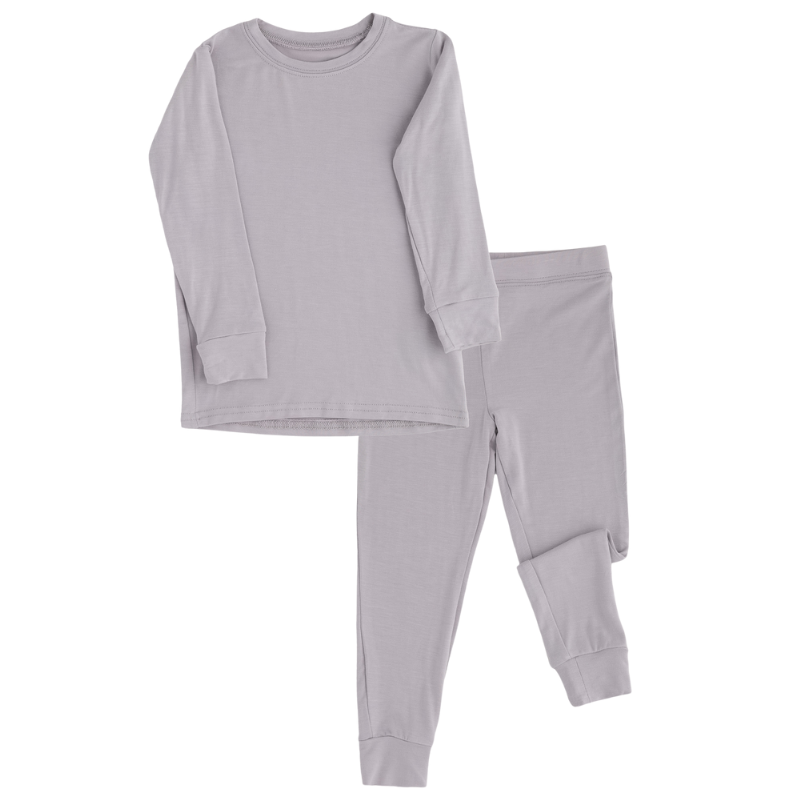 2 Piece Long Sleeve Bamboo Set - Solids (OVERSTOCK)