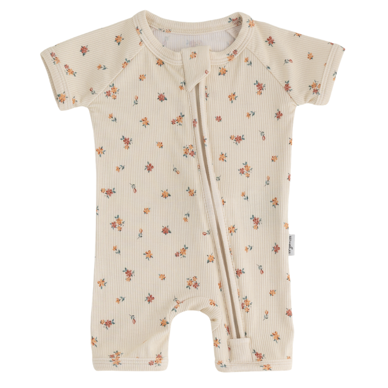 Bamboo Short Sleeve Playsuits - Prints