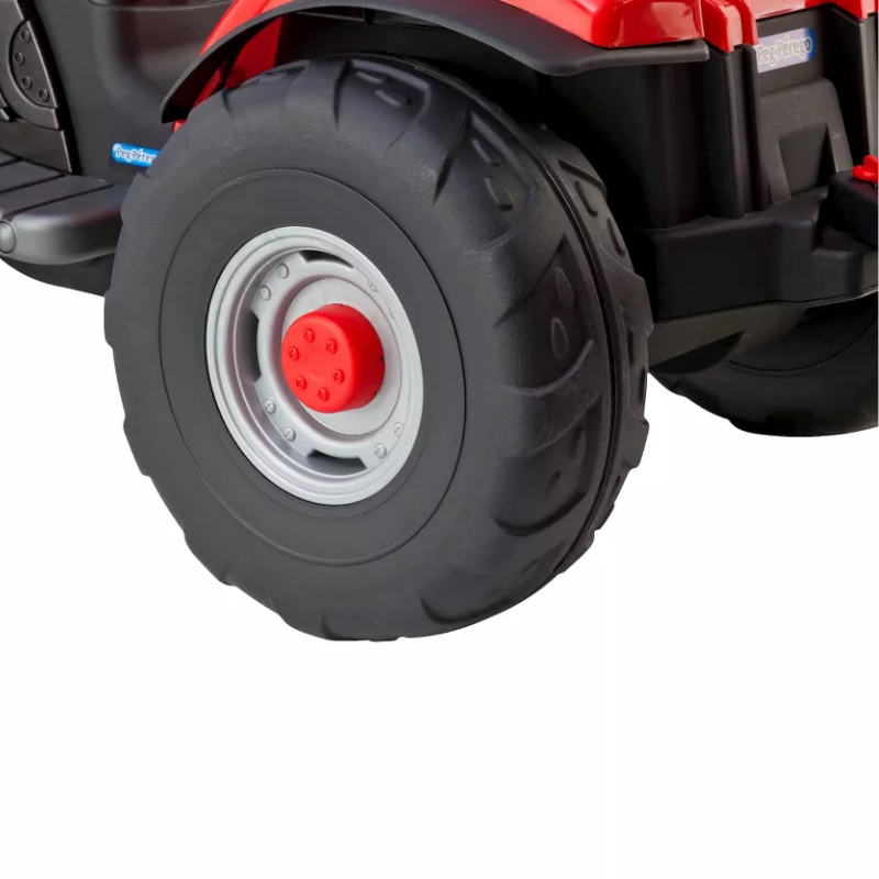 Lil Tractor with Trailer Powered Ride On Red Snuggle Bugz