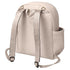 Ace Backpack Diaper Bag - Ivory Leatherette