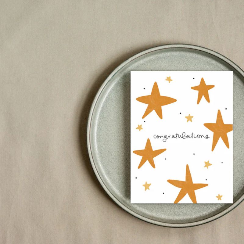 Card - Congratulations Stars