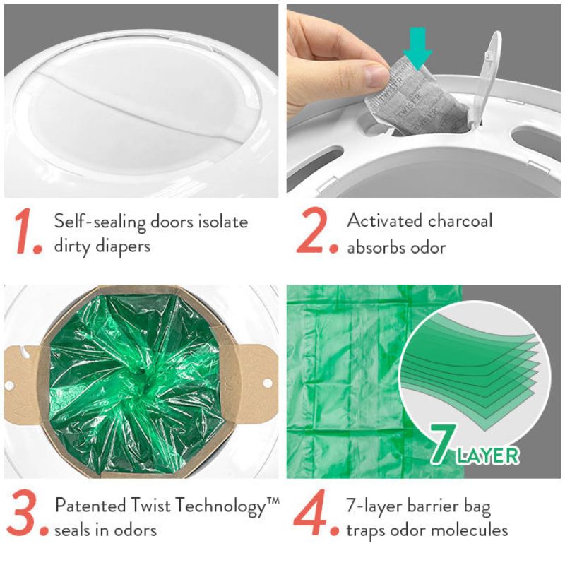 Refill Bags - Twist'R Diaper Pail