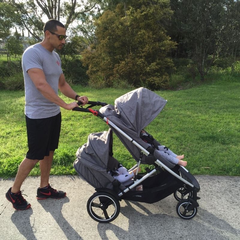 VOYAGER Inline Buggy Stroller - Black