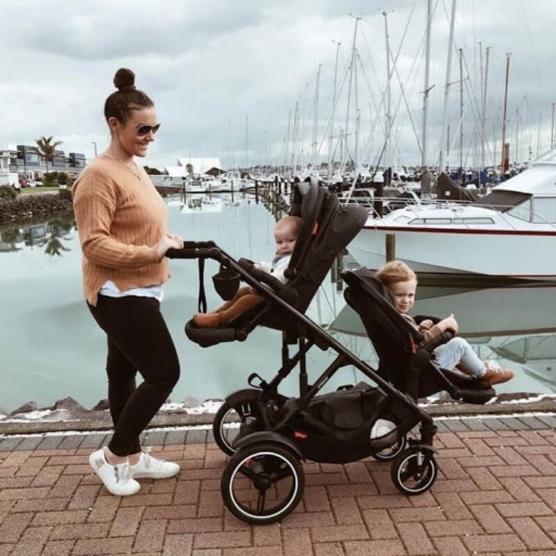 VOYAGER Inline Buggy Stroller - Black