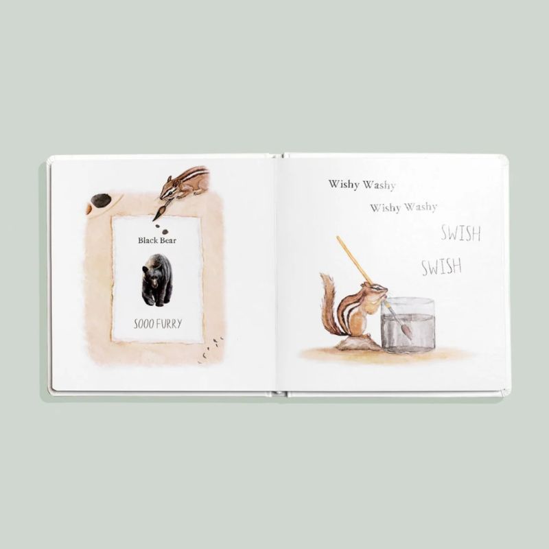 Wishy Washy: A Board Book of First Words and Colours