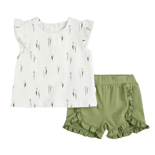 Super Lot De 2 Shorts 2 Pièces Pour Bébé Fille - Motif Renard Trop Mignon ! Taille 12-18 Mois, Neuf Avec étiquettes