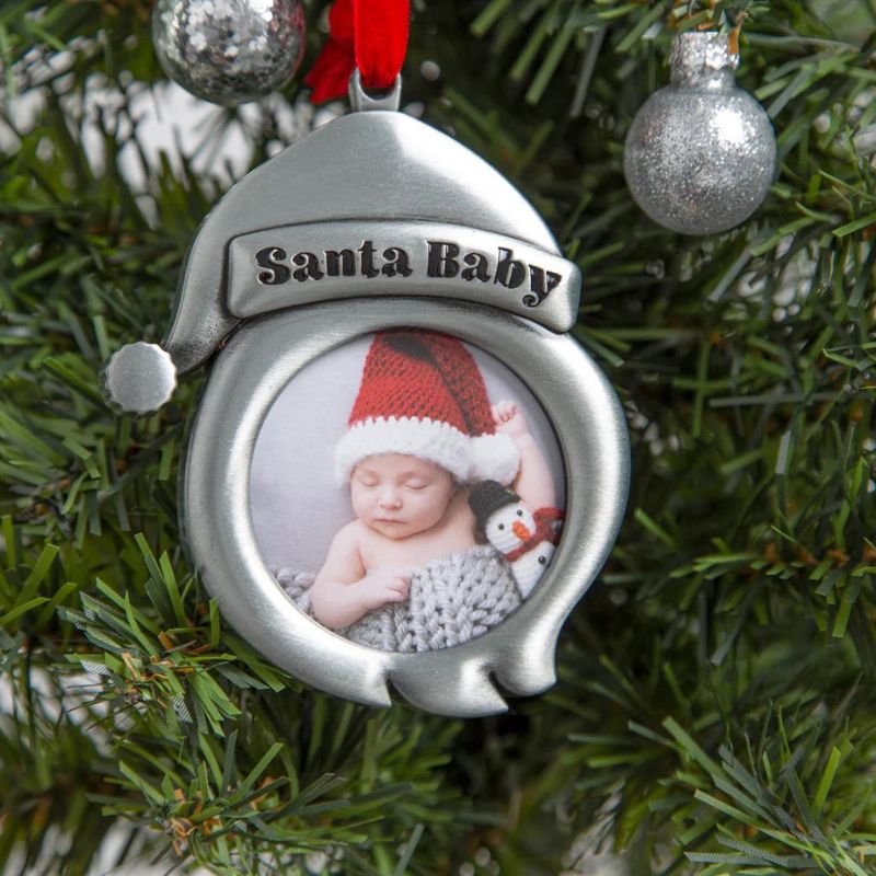 Santa Baby Photo Frame Ornament