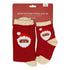 Parent and Toddler Santa Sock Set