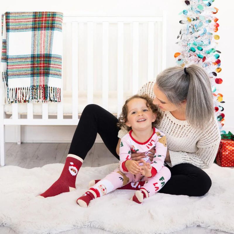 Ensemble de chaussettes Père Noël pour parents et tout-petits