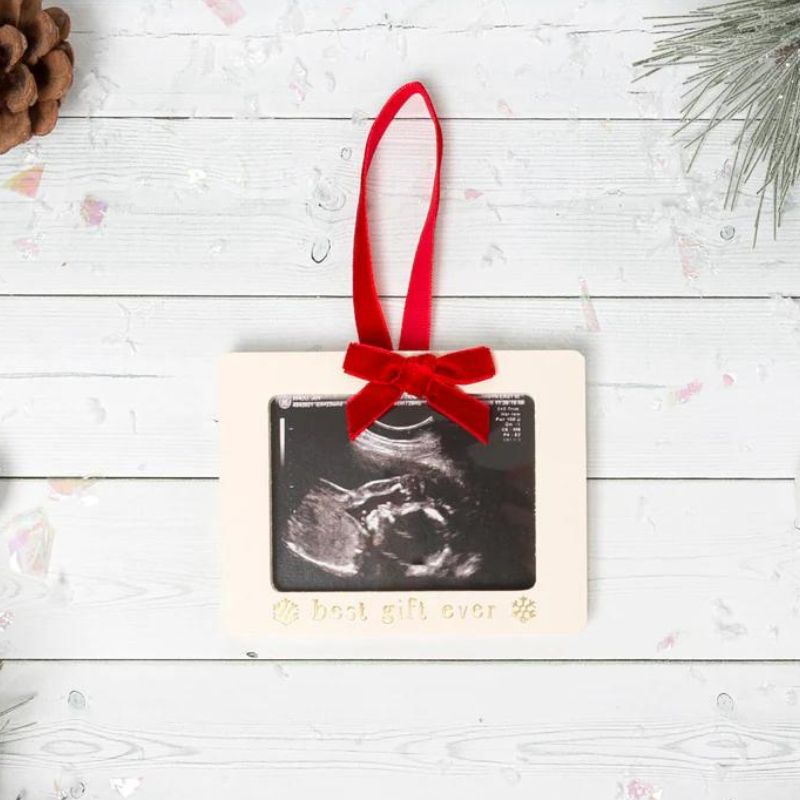 Holiday Sonogram Ornament