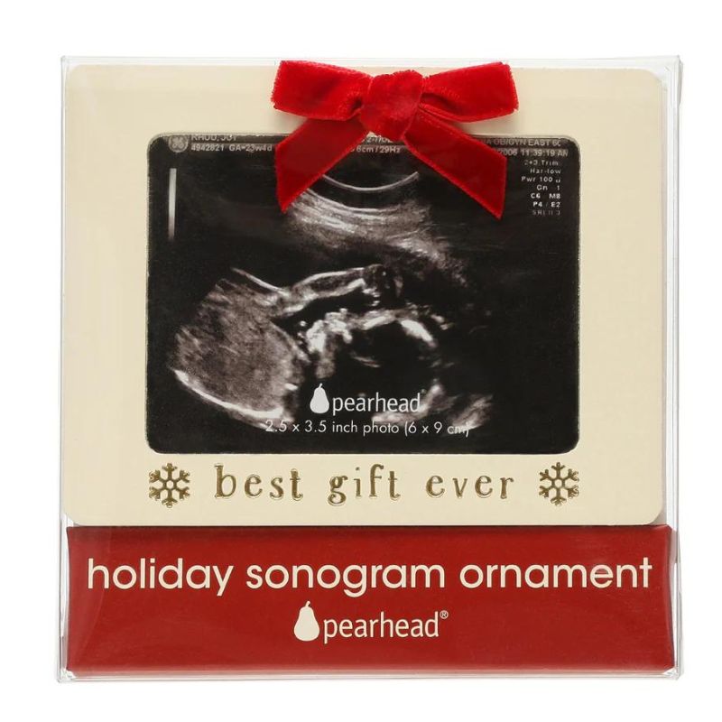 Holiday Sonogram Ornament