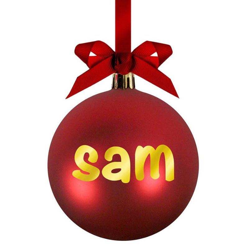 Babyprints Christmas Ball Ornament