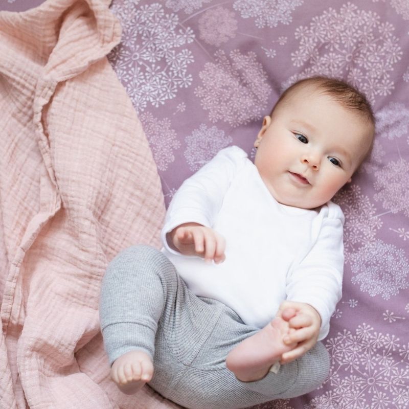 Organic Muslin Swaddle Pink
