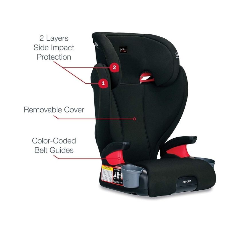 Skyline Booster Seat - Dusk (Removeable Back)