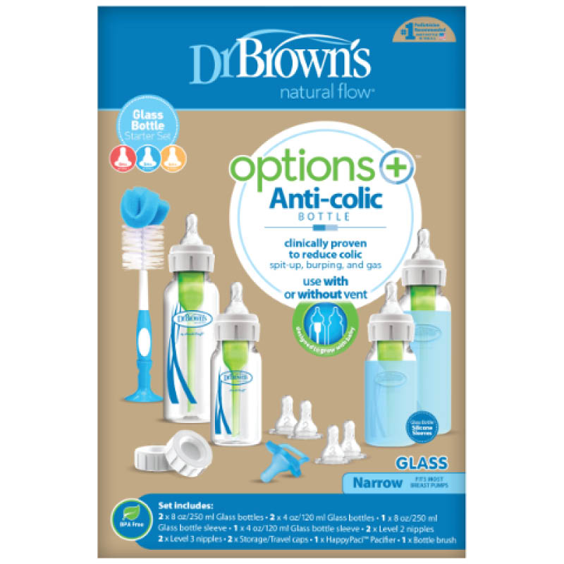 Options+ Narrow Glass Bottle Gift Set