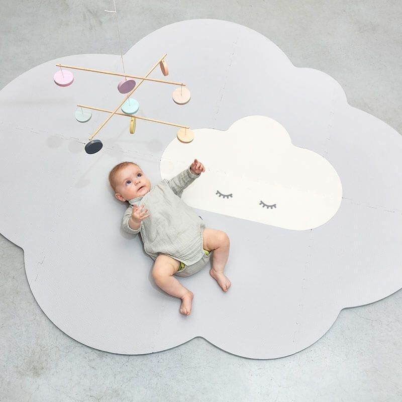 Cloud Playmat pearl grey