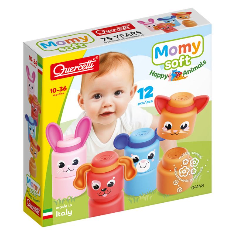 Momy Soft Happy Animal Blocks