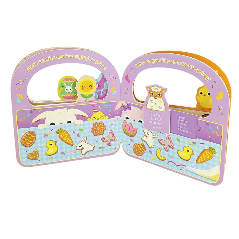 Happy & Hoppy - Children's Flip-a-Flap Activity Board Book