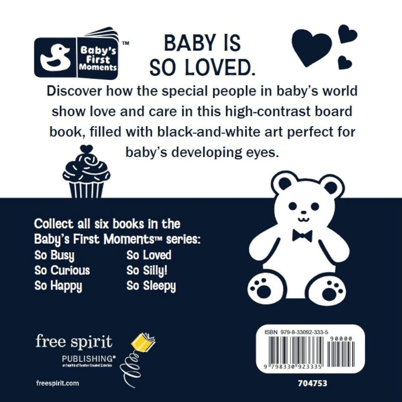 Baby's First Moments High-Contrast Board Book Series