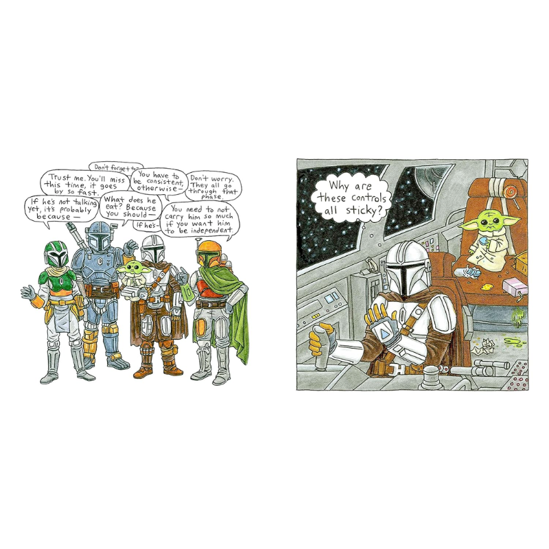 The Mandalorian and Child Hardcover Book