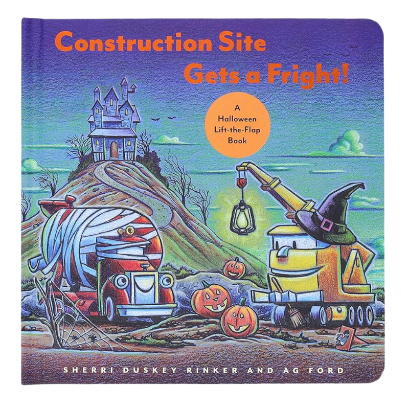 Construction Site Gets a Fright: A Halloween Lift-the-Flap Book