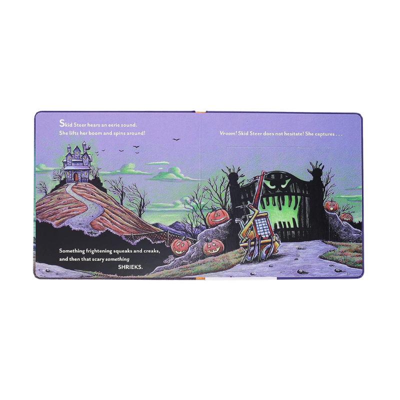 Construction Site Gets a Fright: A Halloween Lift-the-Flap Book