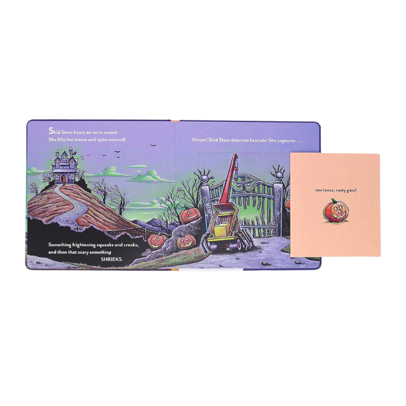 Construction Site Gets a Fright: A Halloween Lift-the-Flap Book