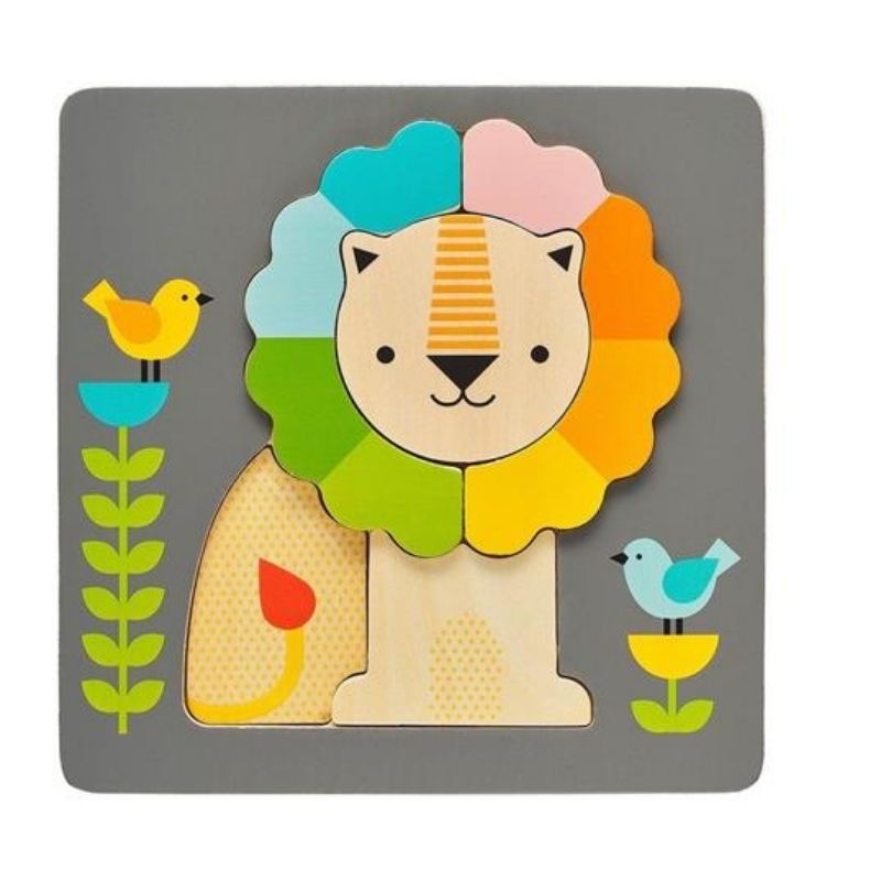 Little Lion Chunky Wood Puzzle