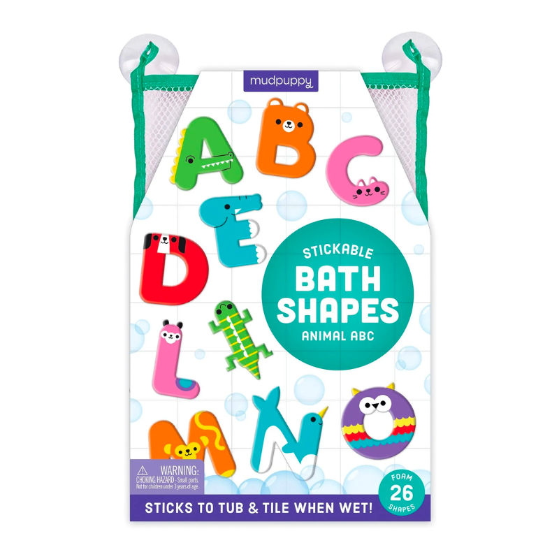 Animal ABC Stickable Foam Bath Shapes