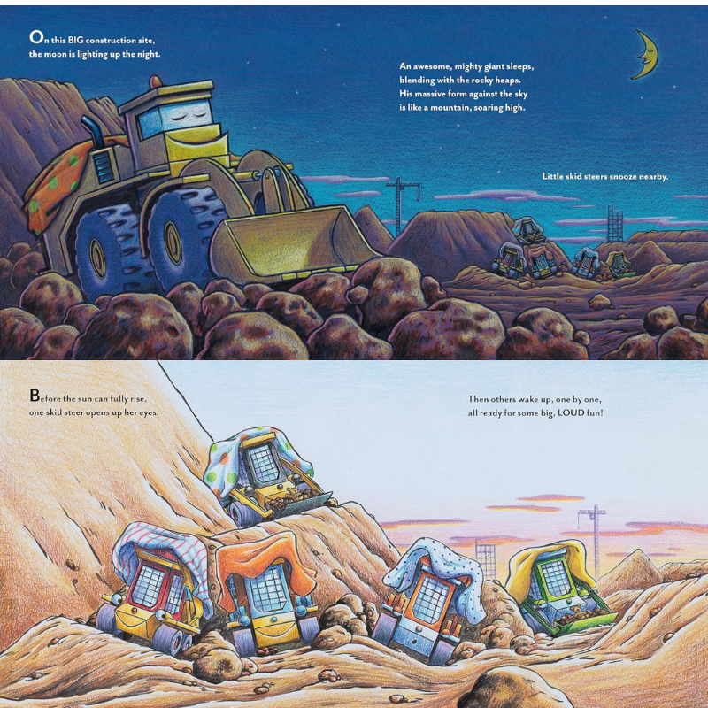 Construction Site: Dad and His Crew Power Through