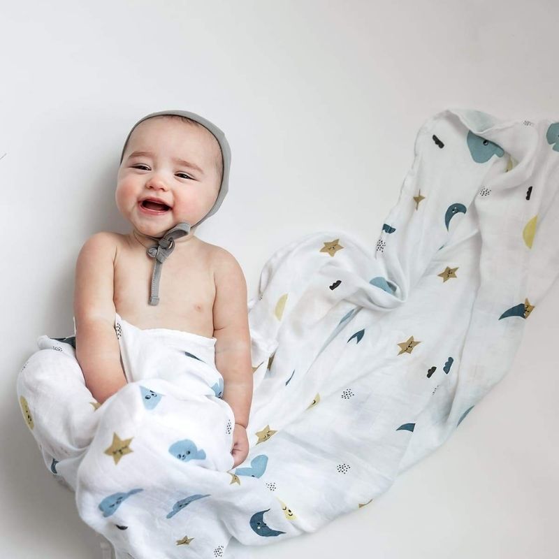 Bamboo Swaddles Moon and Stars