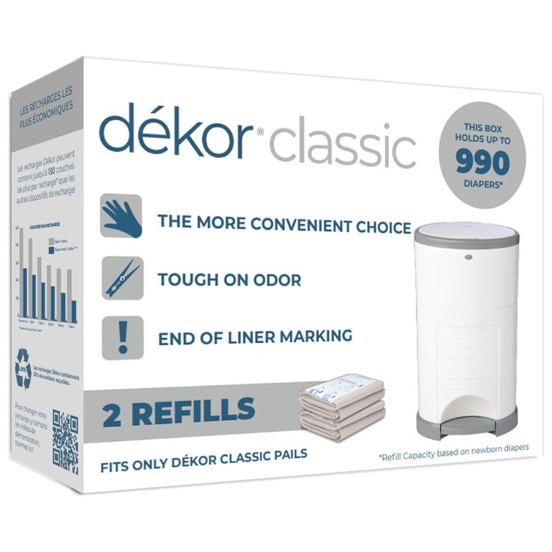 Classic Diaper Pail Refills - 2pk