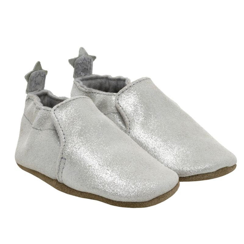 Pretty Pearl Soft Sole Shoes Silver