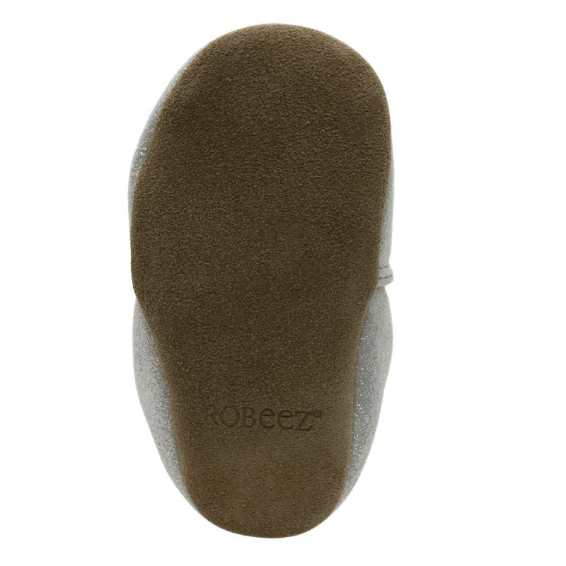 Pretty Pearl Soft Sole Shoes Silver