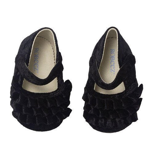 Kate Black Velvet Shoes