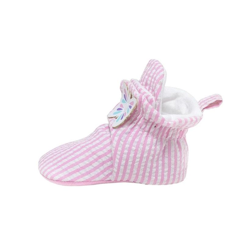 Baby booties with snaps on sale