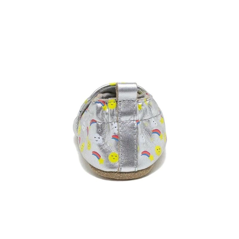 Soft Sole Girl Shoes Sun Rainbow Clouds 