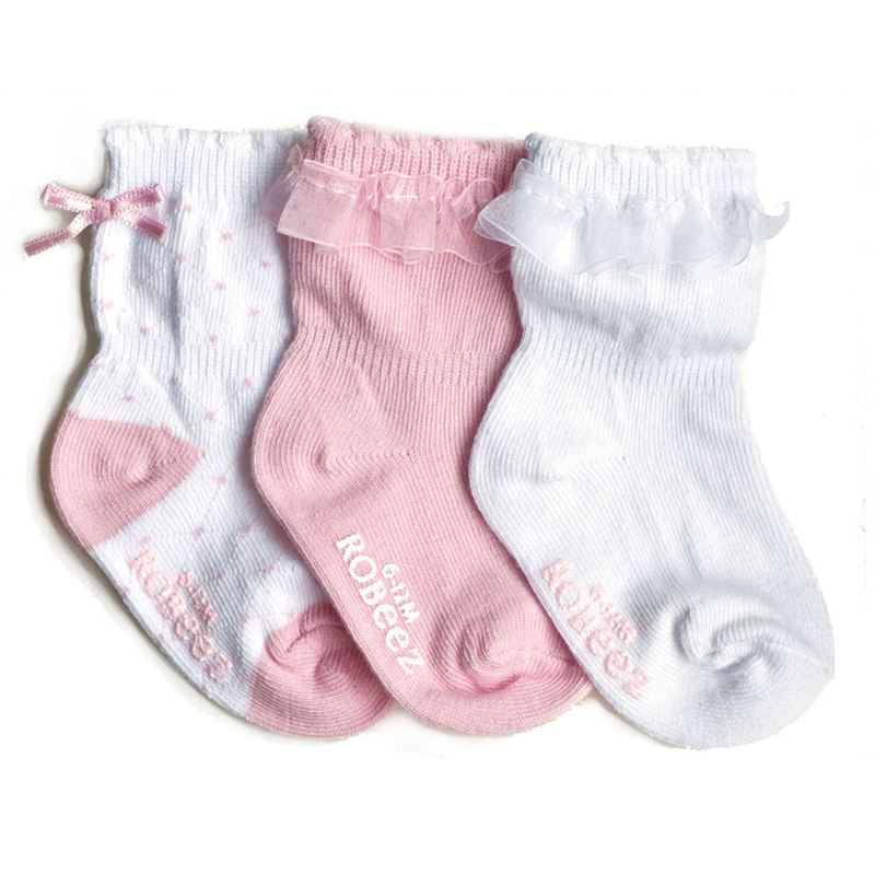 Baby Girl Socks 3-Pack