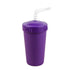 Straw Cup with Lid Amethyst