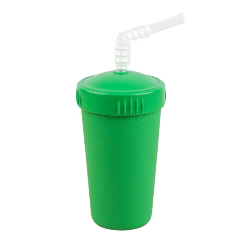 Straw Cup with Lid Kelly Green